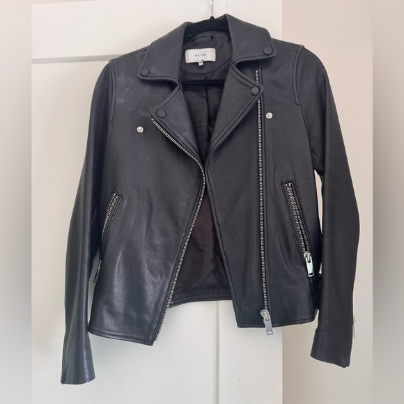 Reiss leather jacket - Picture 2 of 3